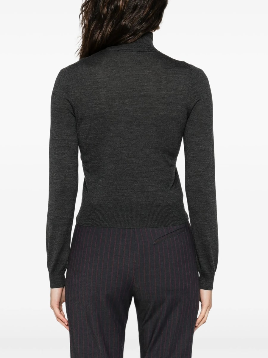 Goes Botanical Goes Botanical Roll-neck Sweater, view 5