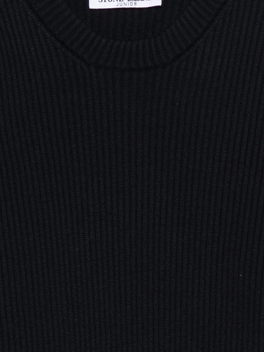 Stone Island Stone Island Logo-patch Ribbed-knit Sweater, view 2