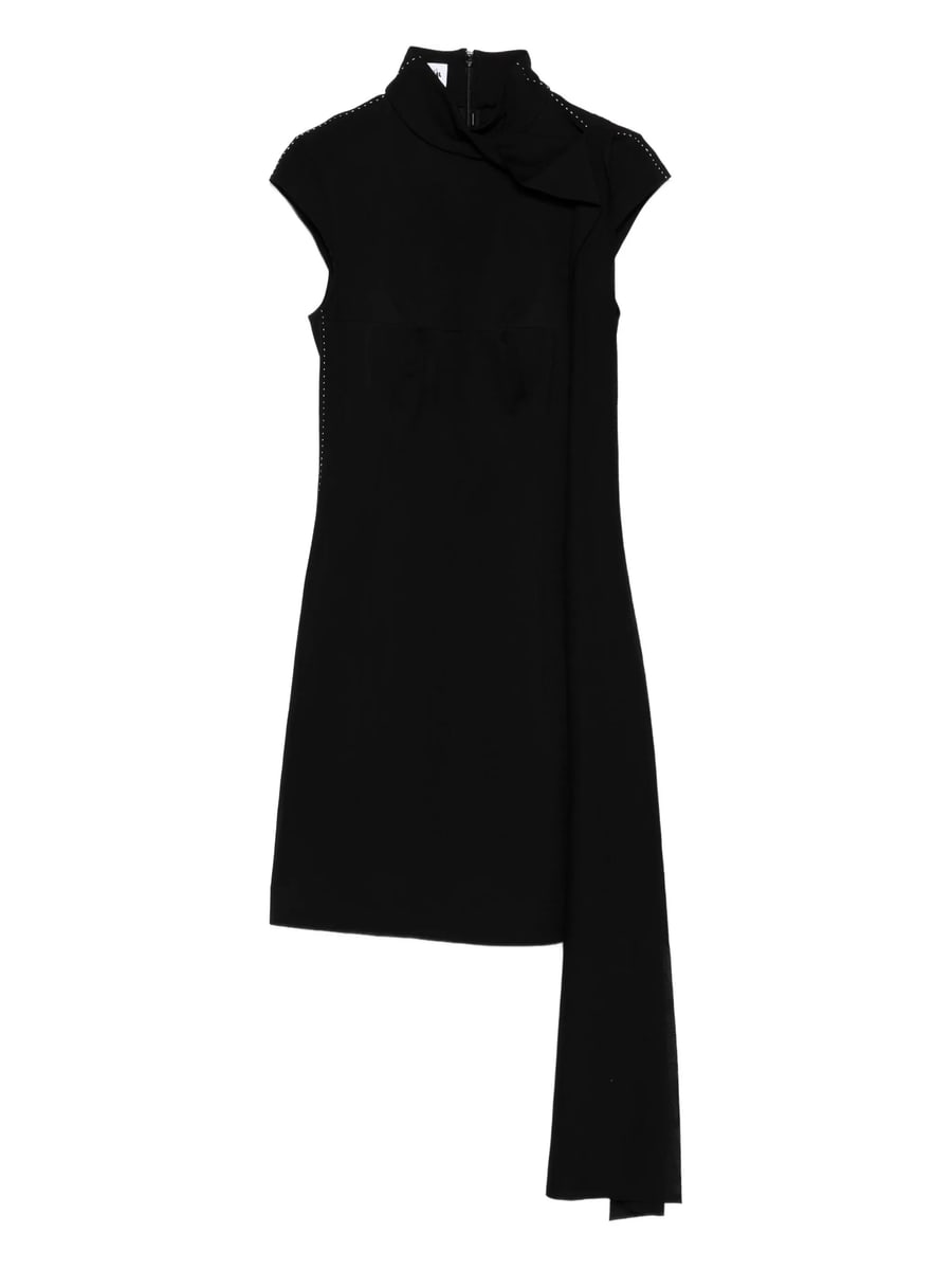 Jean Paul Gaultier Jean Paul Gaultier High-neck Asymmetric Mini Dress