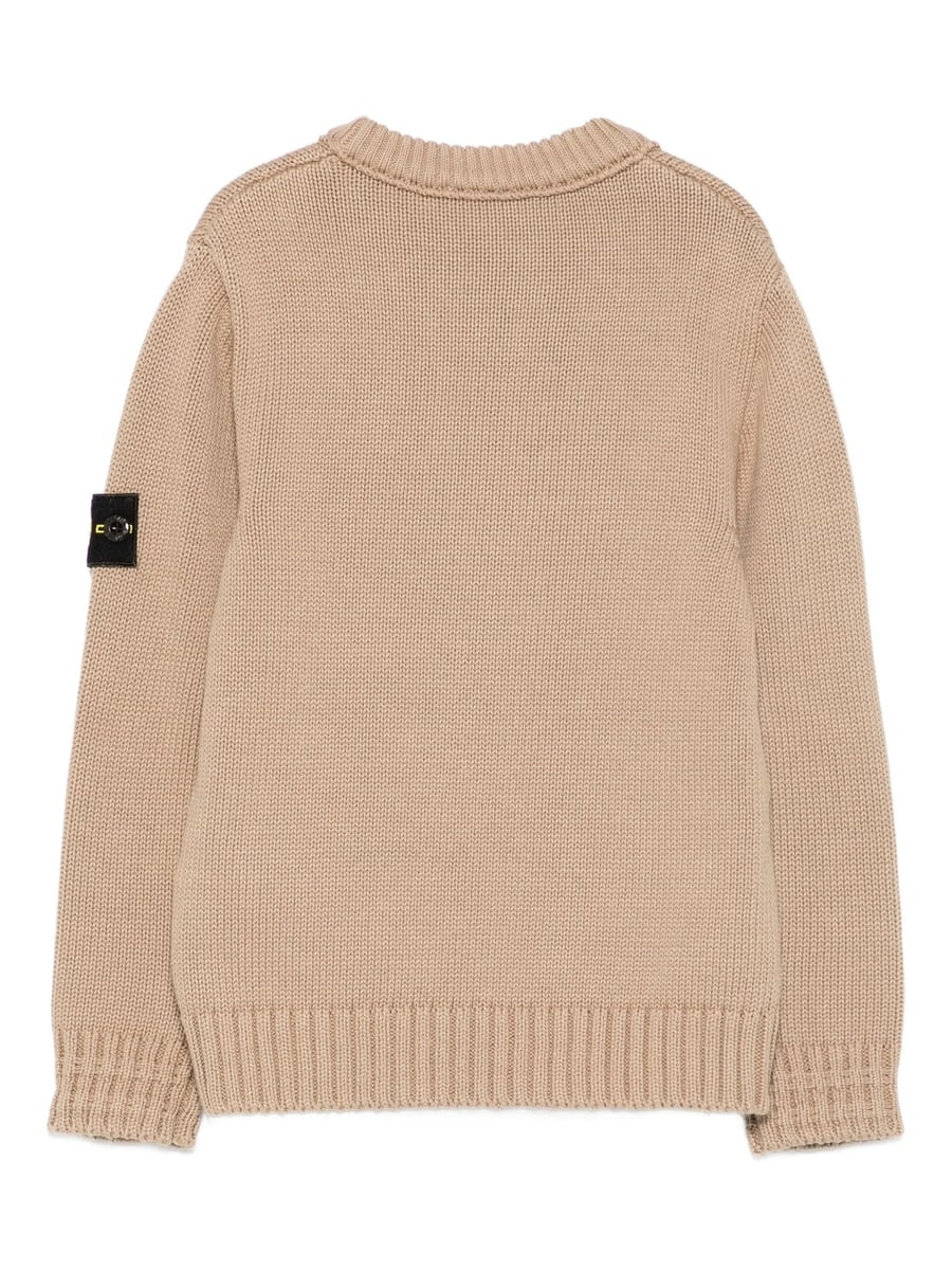 Stone Island Stone Island Logo-patch Crew-neck Sweater, view 3