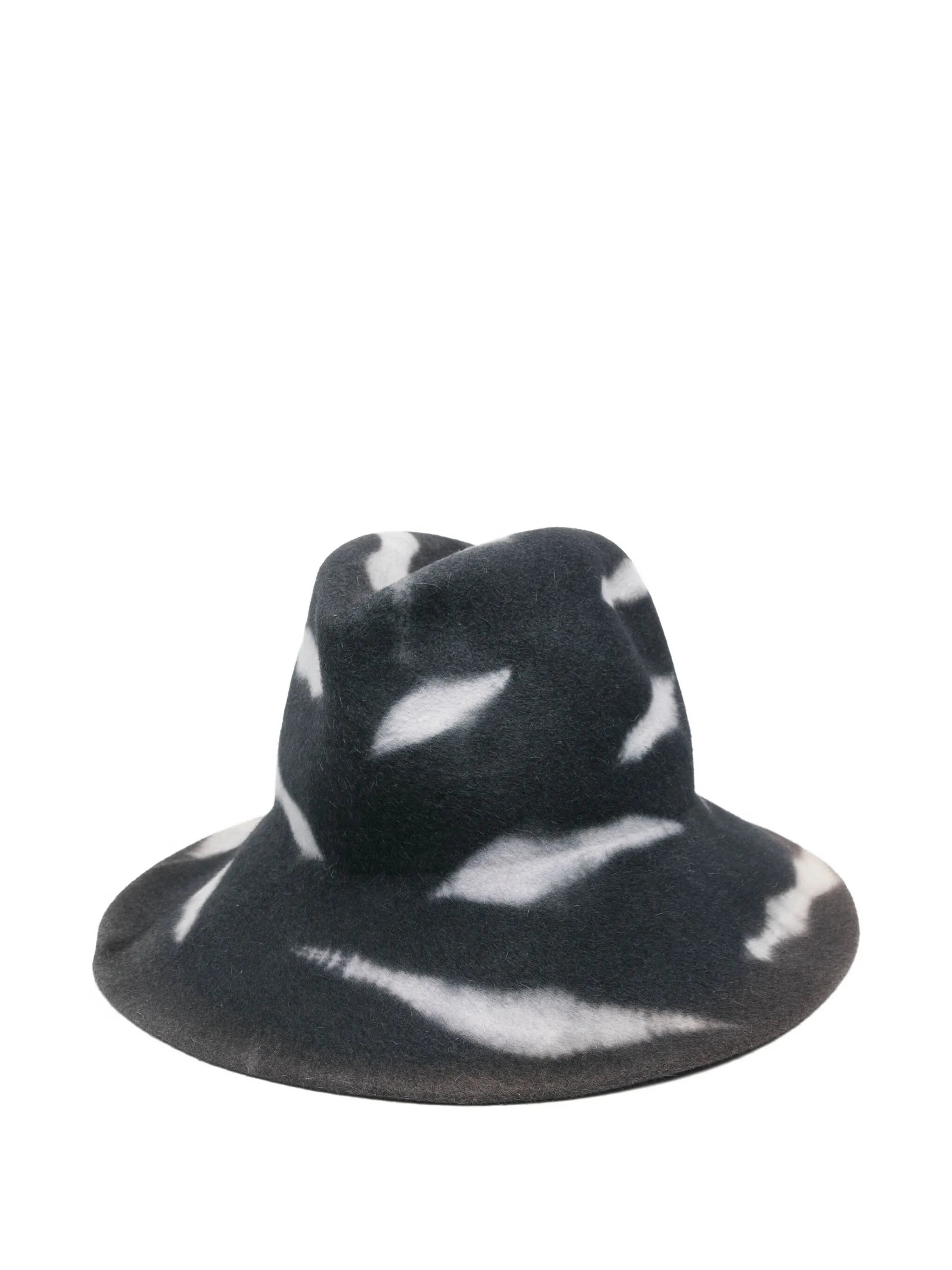 Yesey Yesey Tie-dye Felt Hat