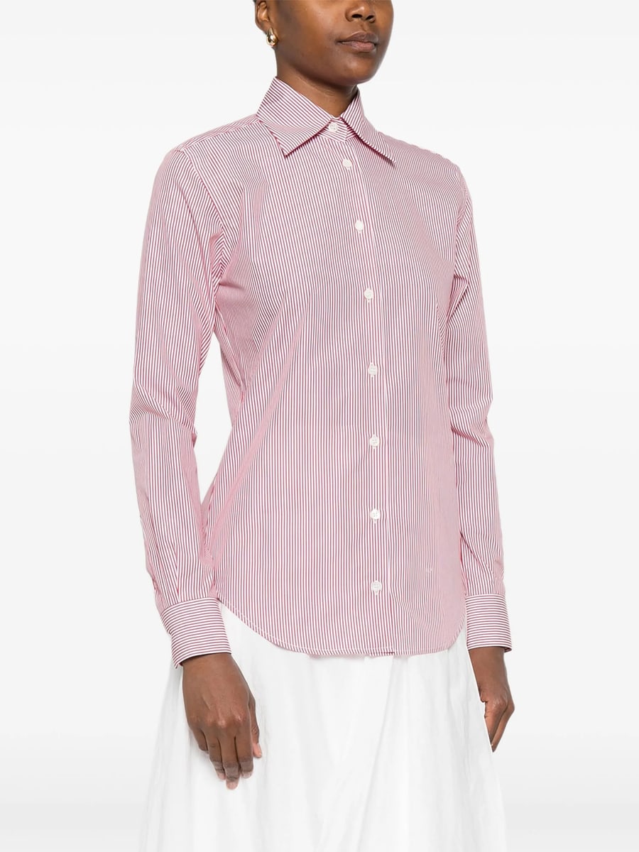 Mazzarelli Mazzarelli Gea Striped Button-down Shirt, view 4