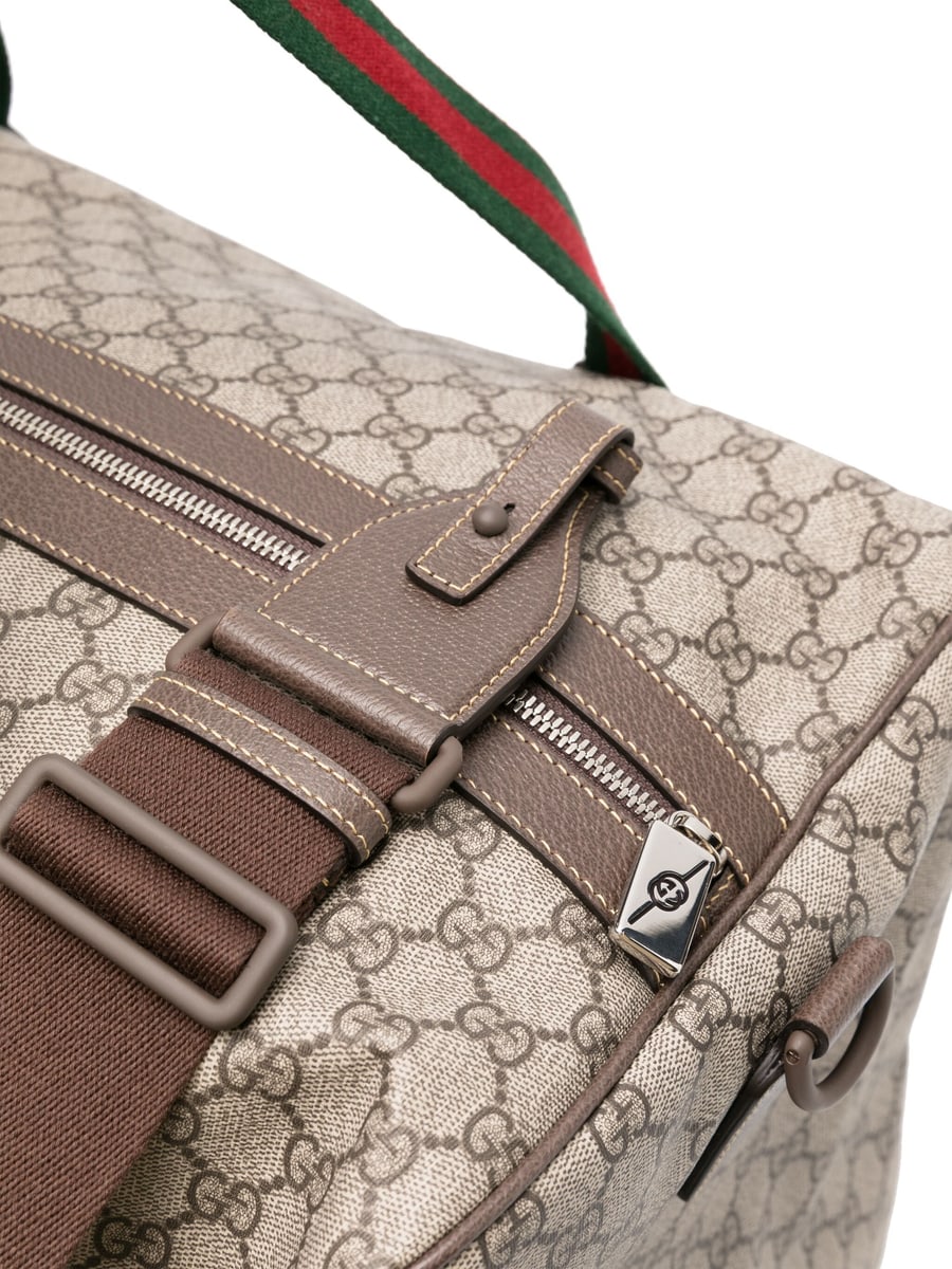 Gucci Gucci Medium Web-stripe Duffle Bag, view 2
