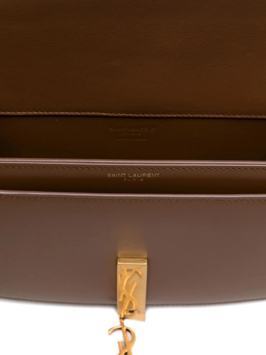 Saint Laurent Saint Laurent Leather Shoulder Bag, view 4