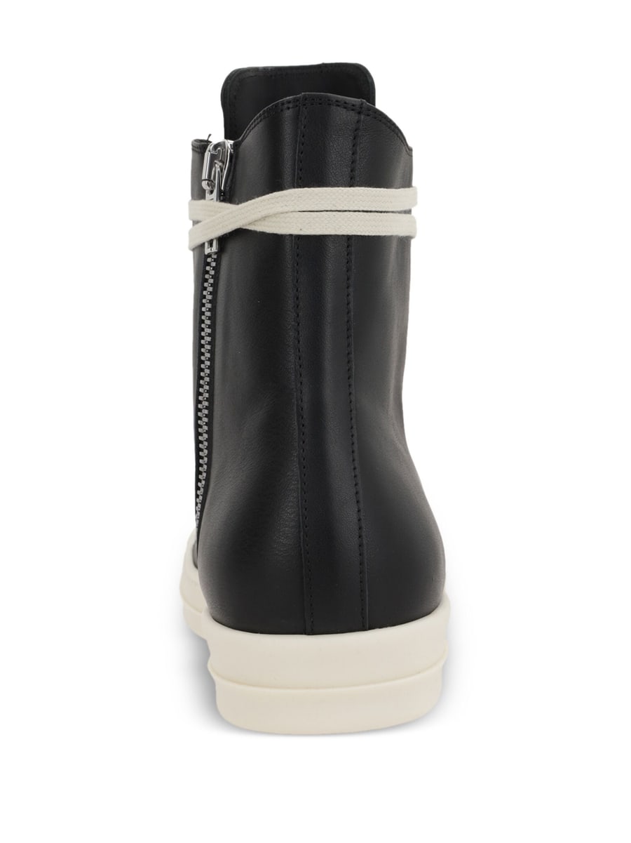 Rick Owens Rick Owens Leather Sneakers, view 4