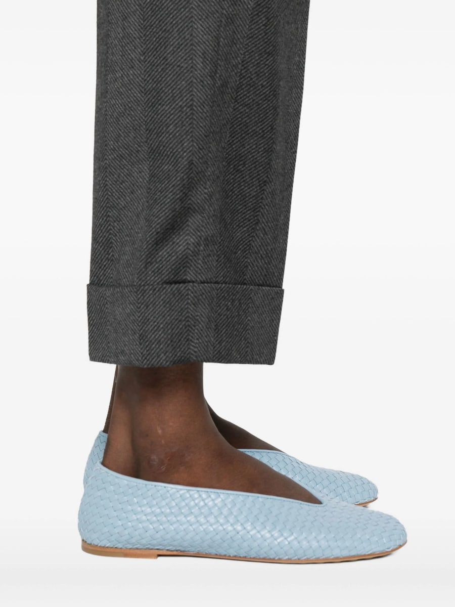 Peserico Peserico Herringbone Cuffed Trousers, view 5