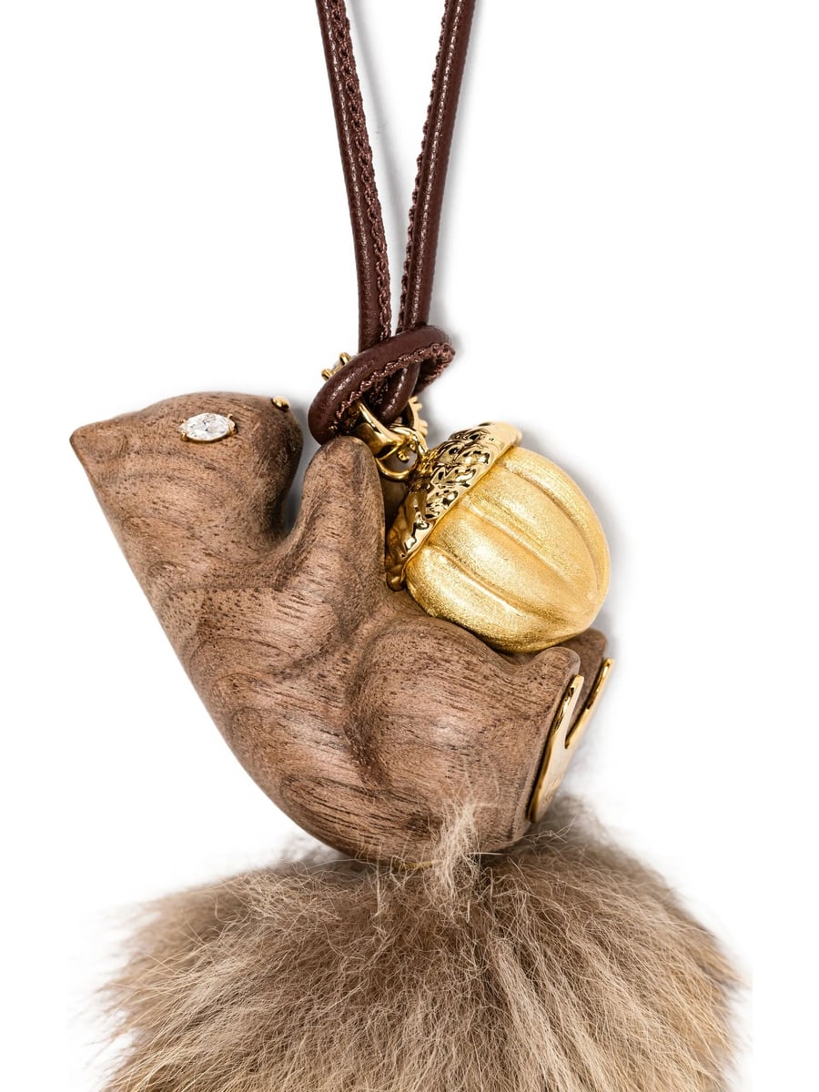 Yvmin Yvmin Squirrel Acorn Necklace, view 3