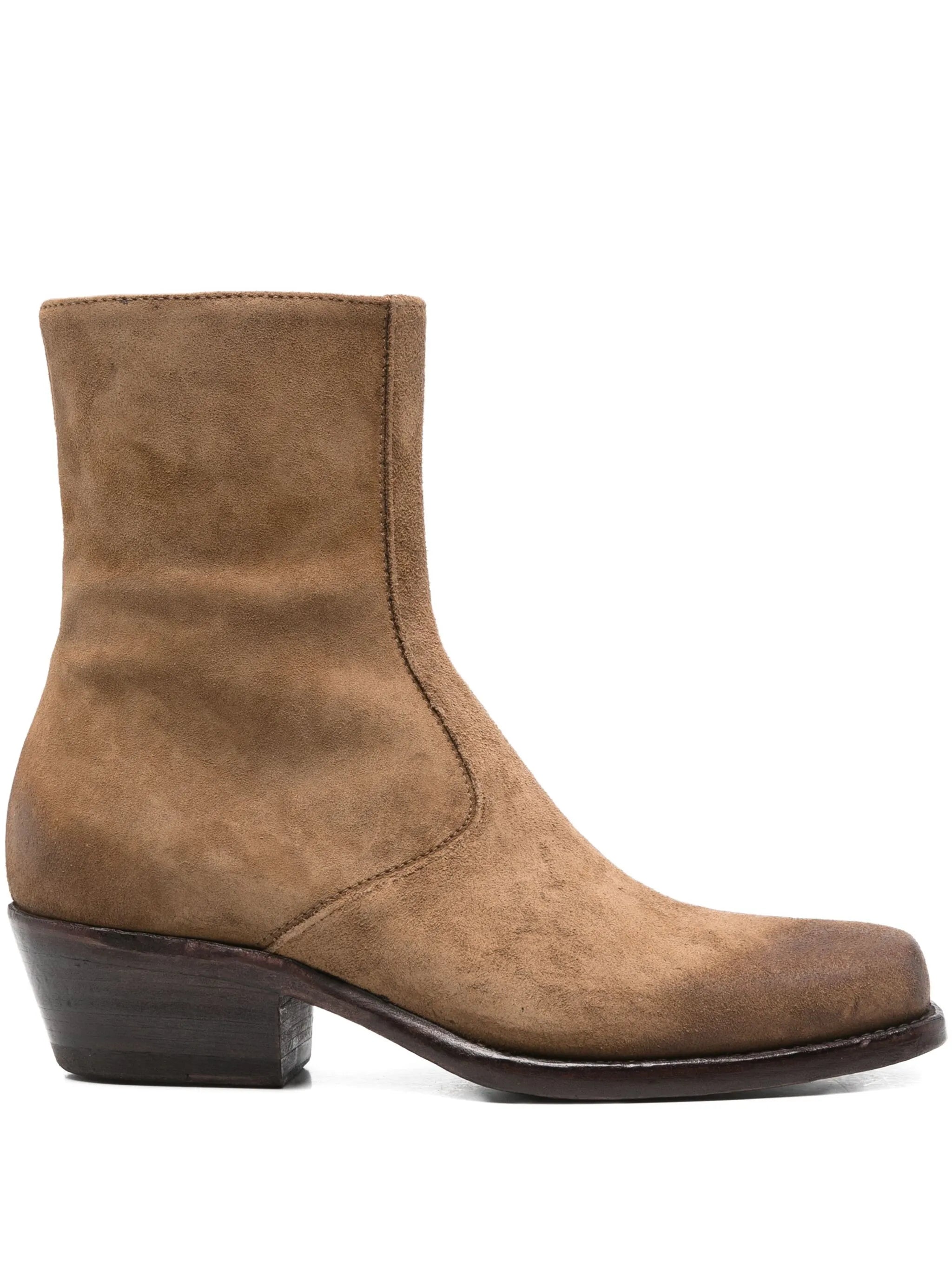 Eraldo Eraldo 45mm Zip-detail Suede Boots