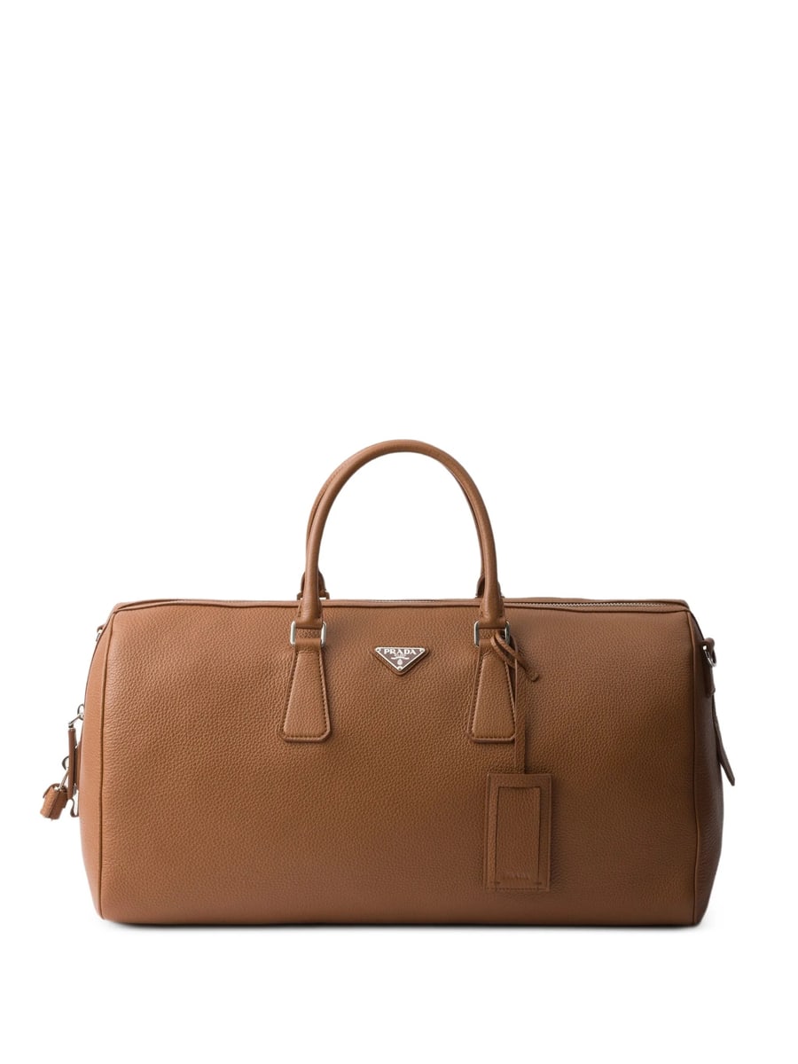 Prada Prada Leather Duffel Bag