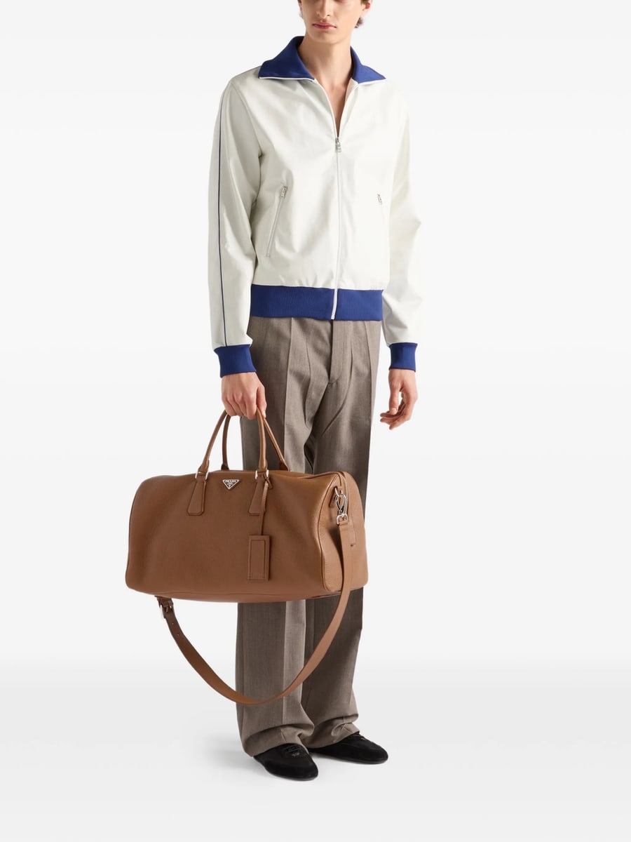 Prada Prada Leather Duffel Bag, view 3