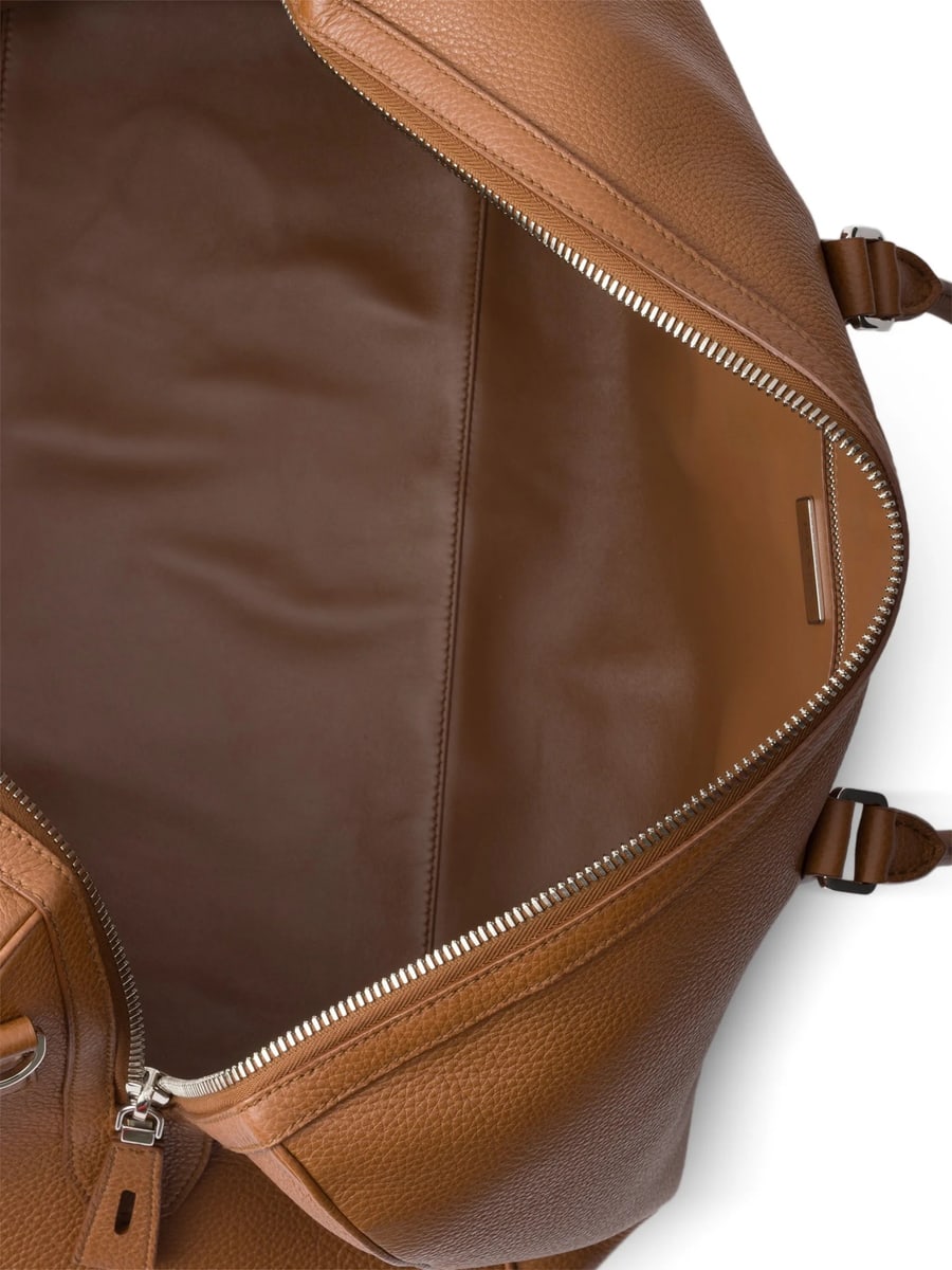 Prada Prada Leather Duffel Bag, view 6