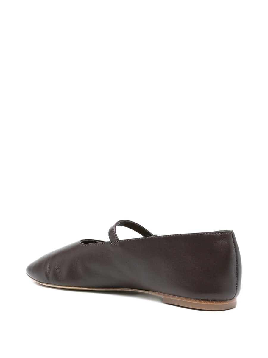 Staud Staud Buckle-strap Leather Flats, view 3