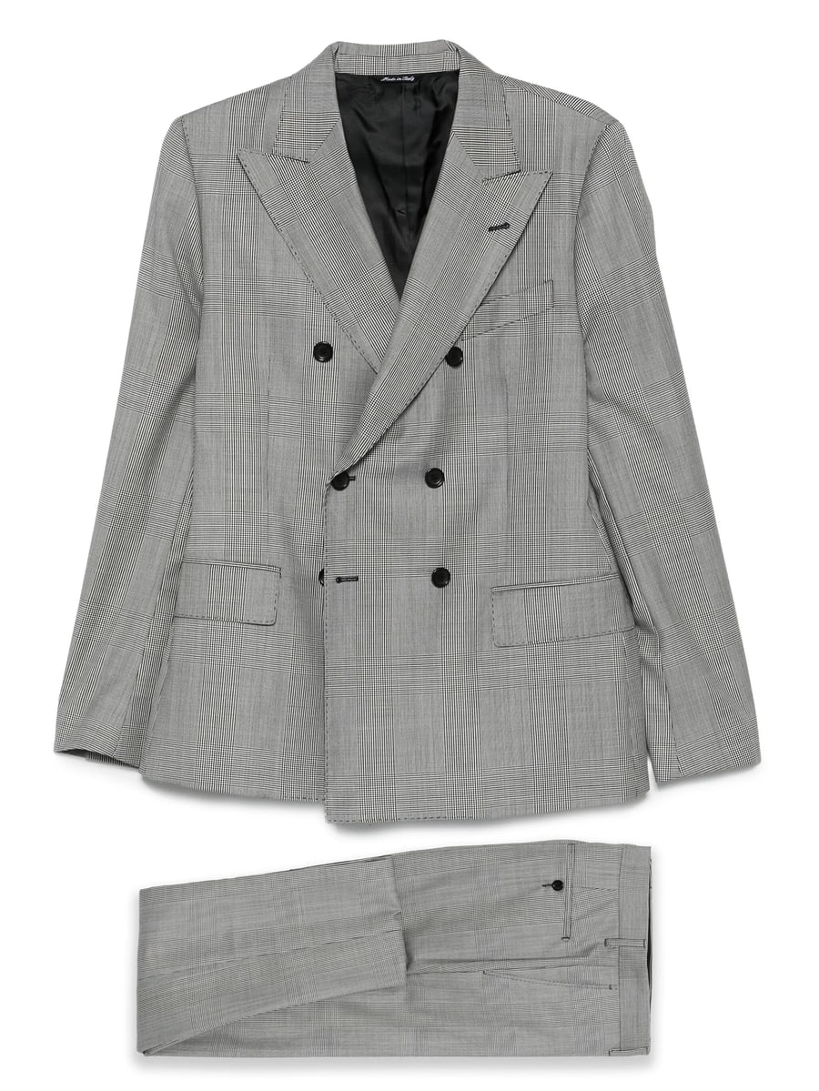Reveres 1949 Reveres 1949 Double-breasted Checked-pattern Suit