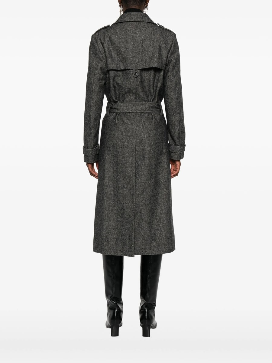 Eraldo Eraldo Belted Double-breasted Coat, view 2