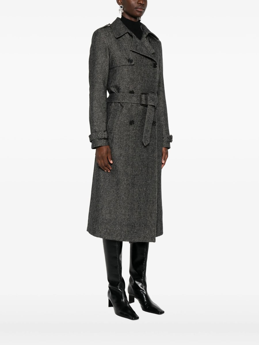 Eraldo Eraldo Belted Double-breasted Coat, view 3