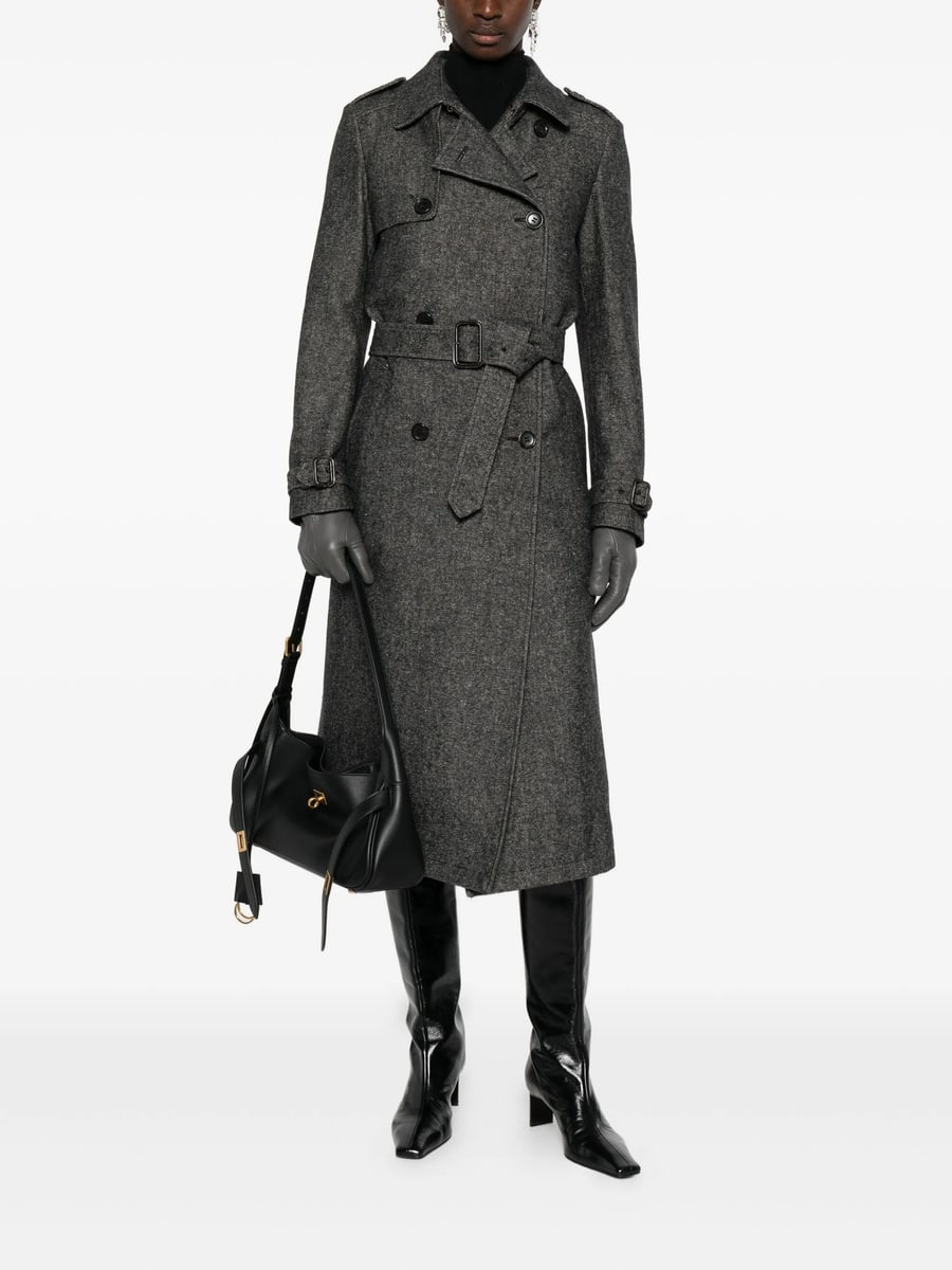 Eraldo Eraldo Belted Double-breasted Coat, view 4