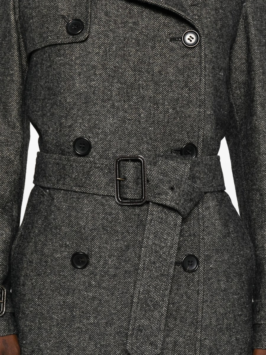 Eraldo Eraldo Belted Double-breasted Coat, view 5