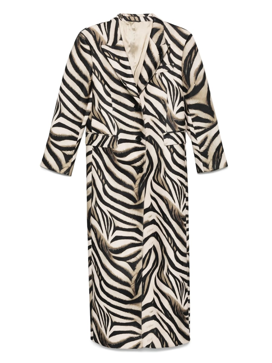 Eraldo Eraldo Zebra-print Coat