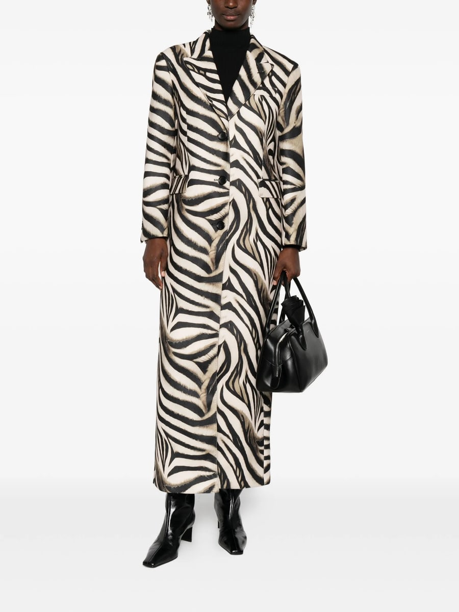 Eraldo Eraldo Zebra-print Coat, view 2