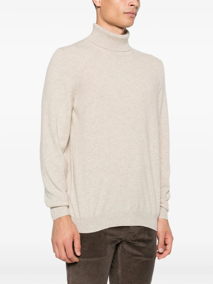 Fedeli Fedeli Cashmere Roll-neck Top, view 3