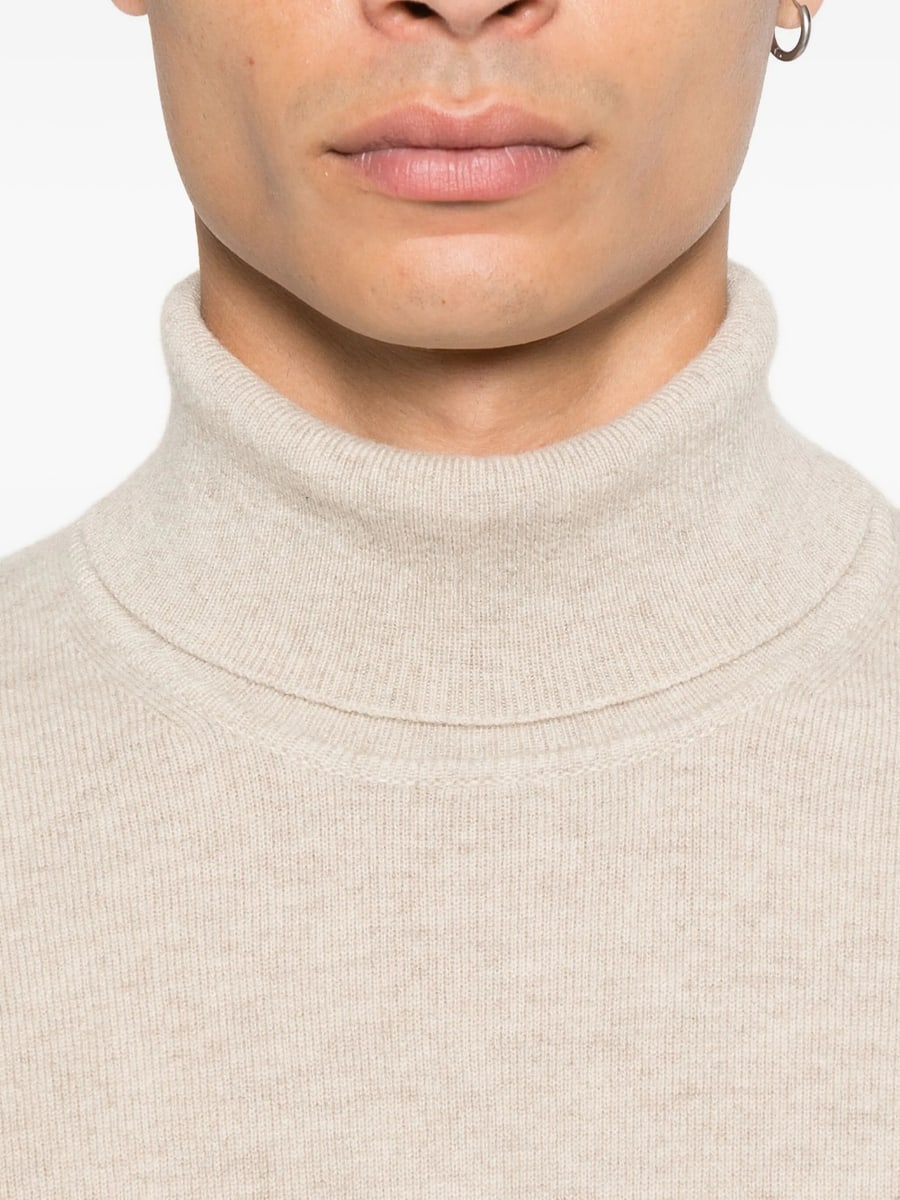 Fedeli Fedeli Cashmere Roll-neck Top, view 5