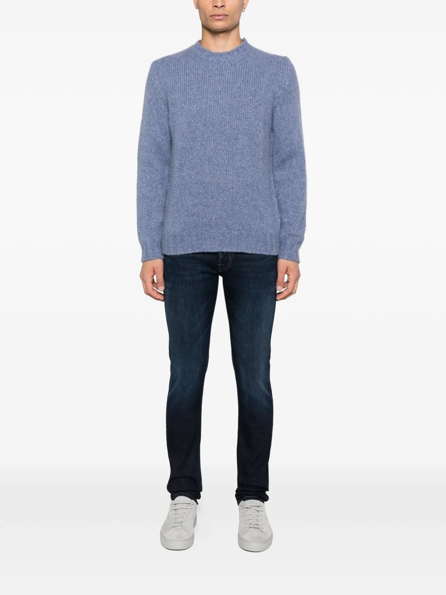 Fedeli Fedeli Ribbed Crew-neck Sweater, view 3
