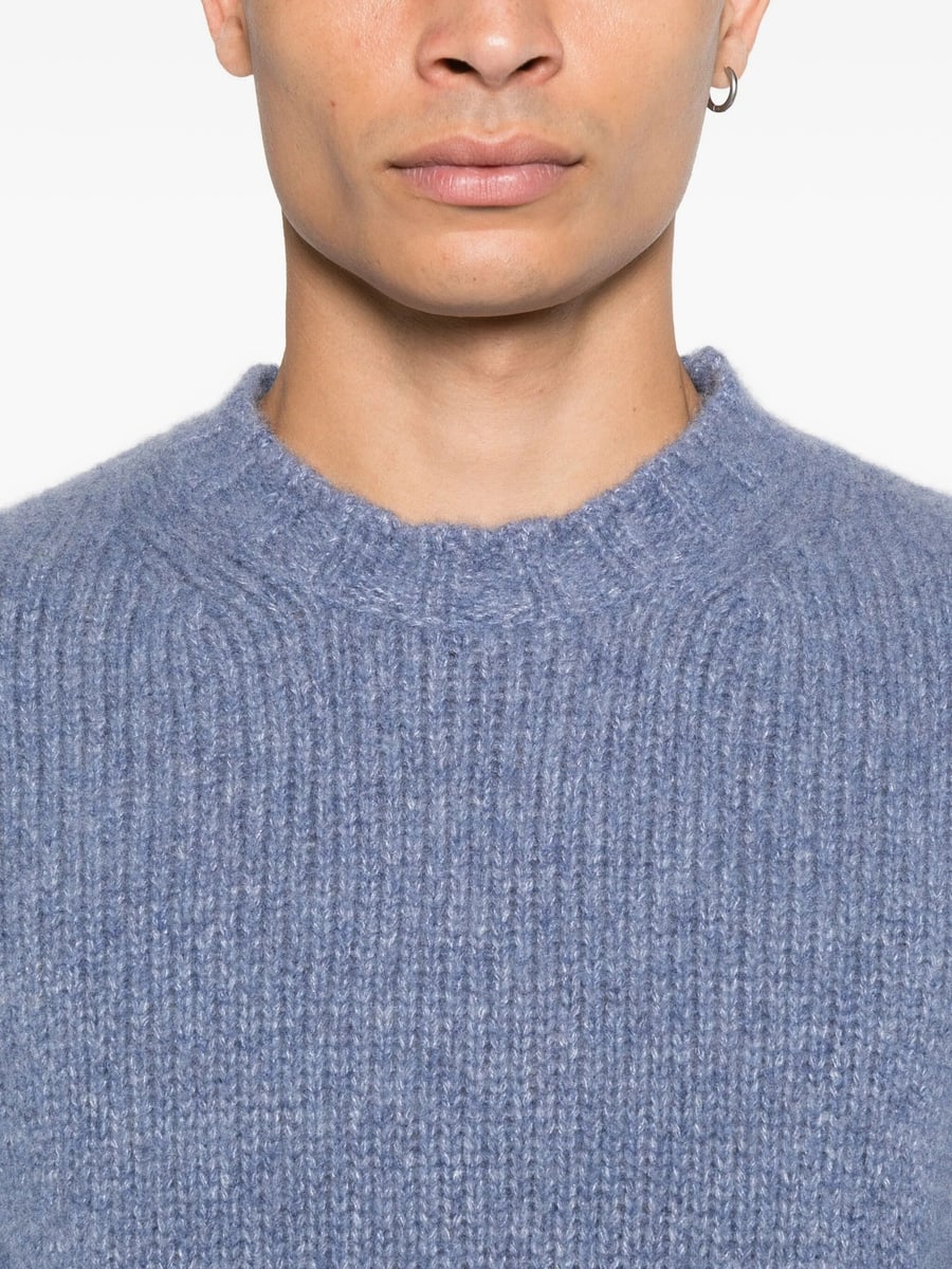 Fedeli Fedeli Ribbed Crew-neck Sweater, view 4