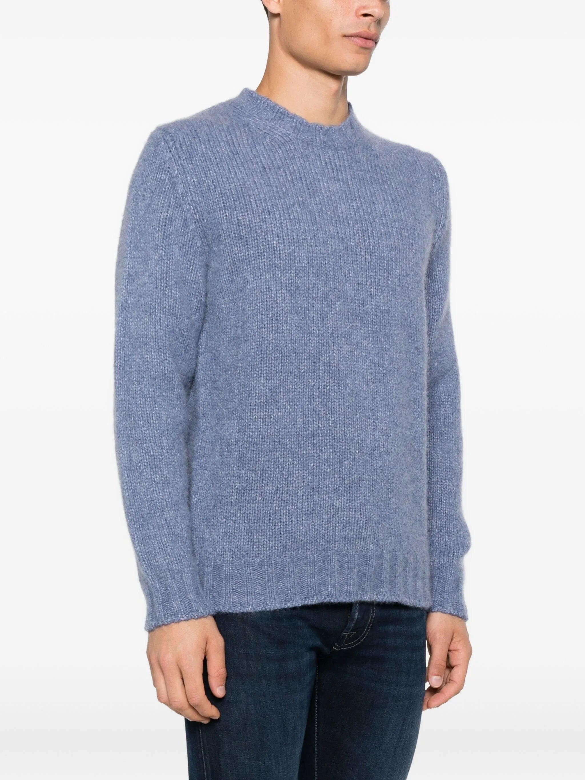 Fedeli Fedeli Ribbed Crew-neck Sweater, view 2