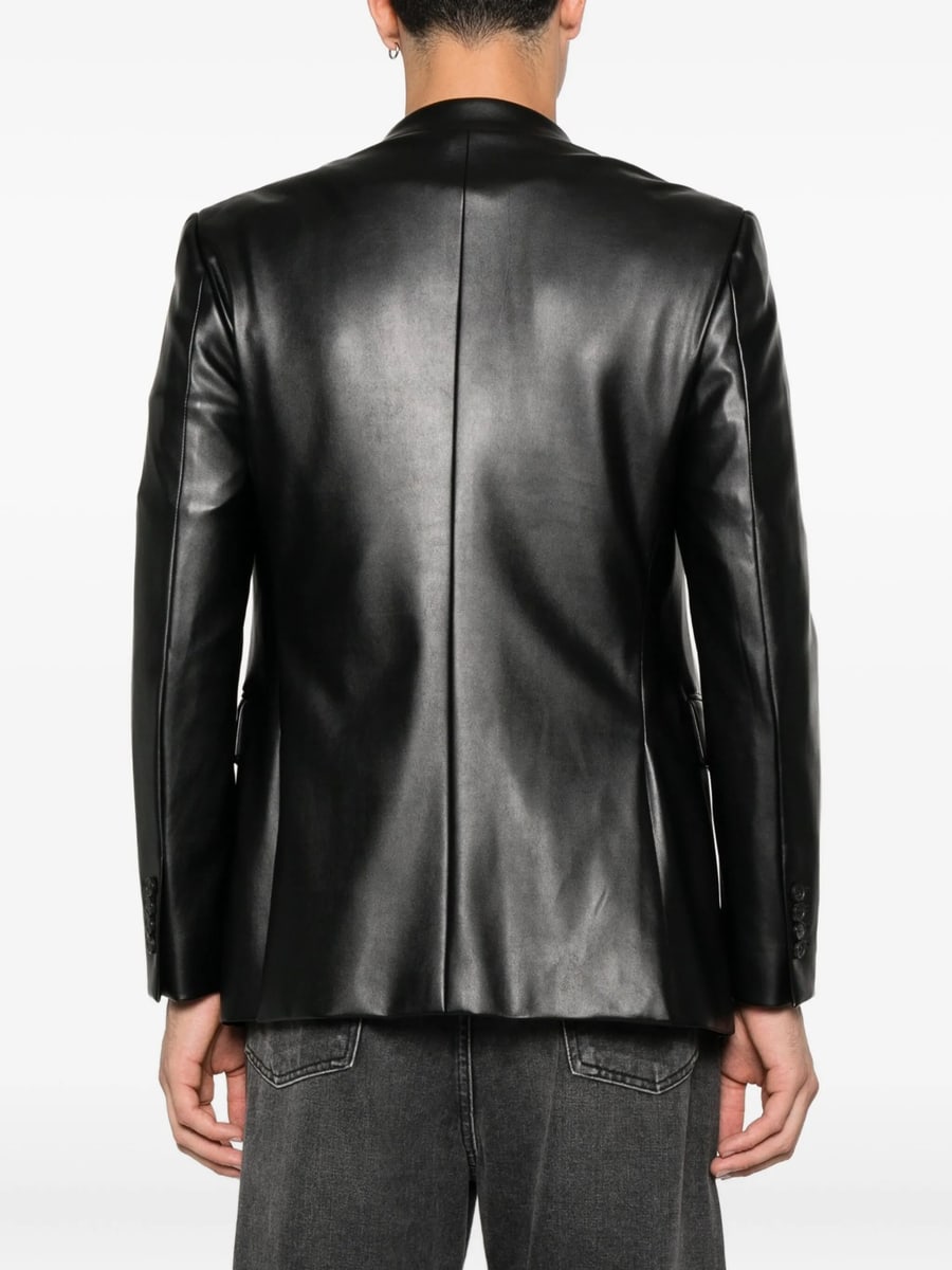 Reveres 1949 Reveres 1949 Double-breasted Leather Jacket, view 5