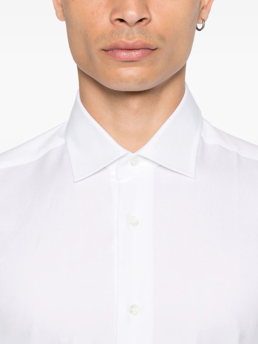 Mazzarelli Mazzarelli Long-sleeve Button-up Shirt, view 3