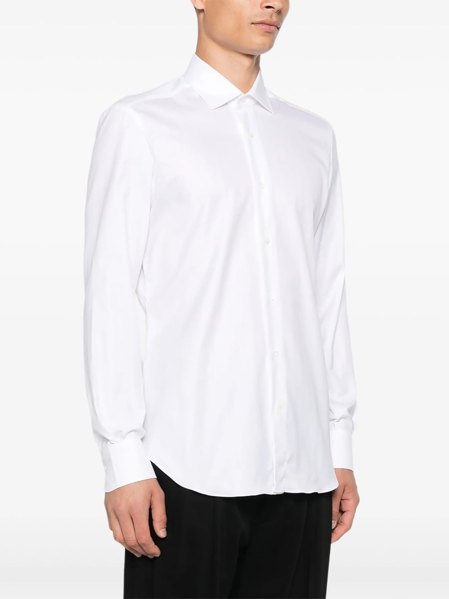 Mazzarelli Mazzarelli Long-sleeve Button-up Shirt, view 4