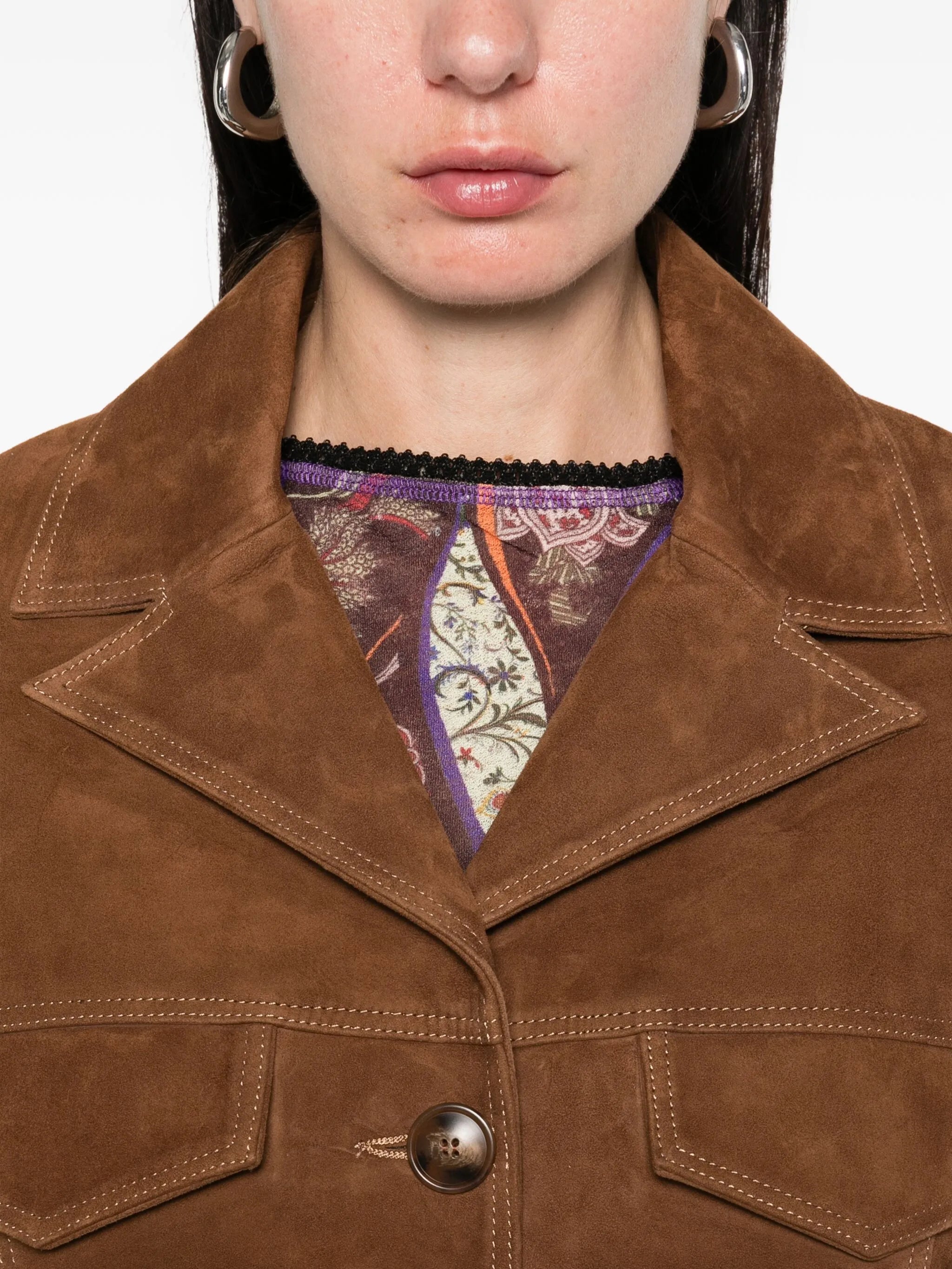Siedres Siedres Button-up Flap-pockets Jacket, view 2