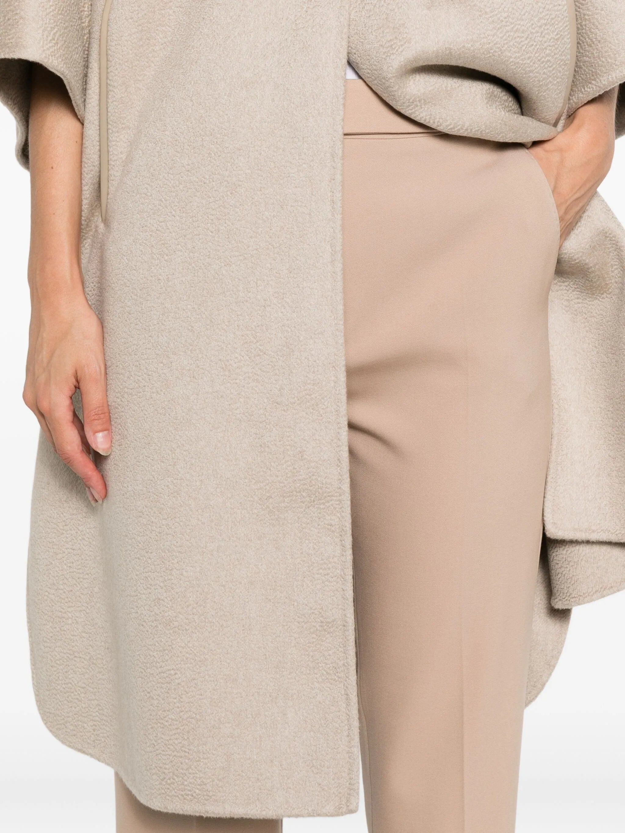 Max Mara Max Mara Pocket Unfinished-hem Trousers, view 2