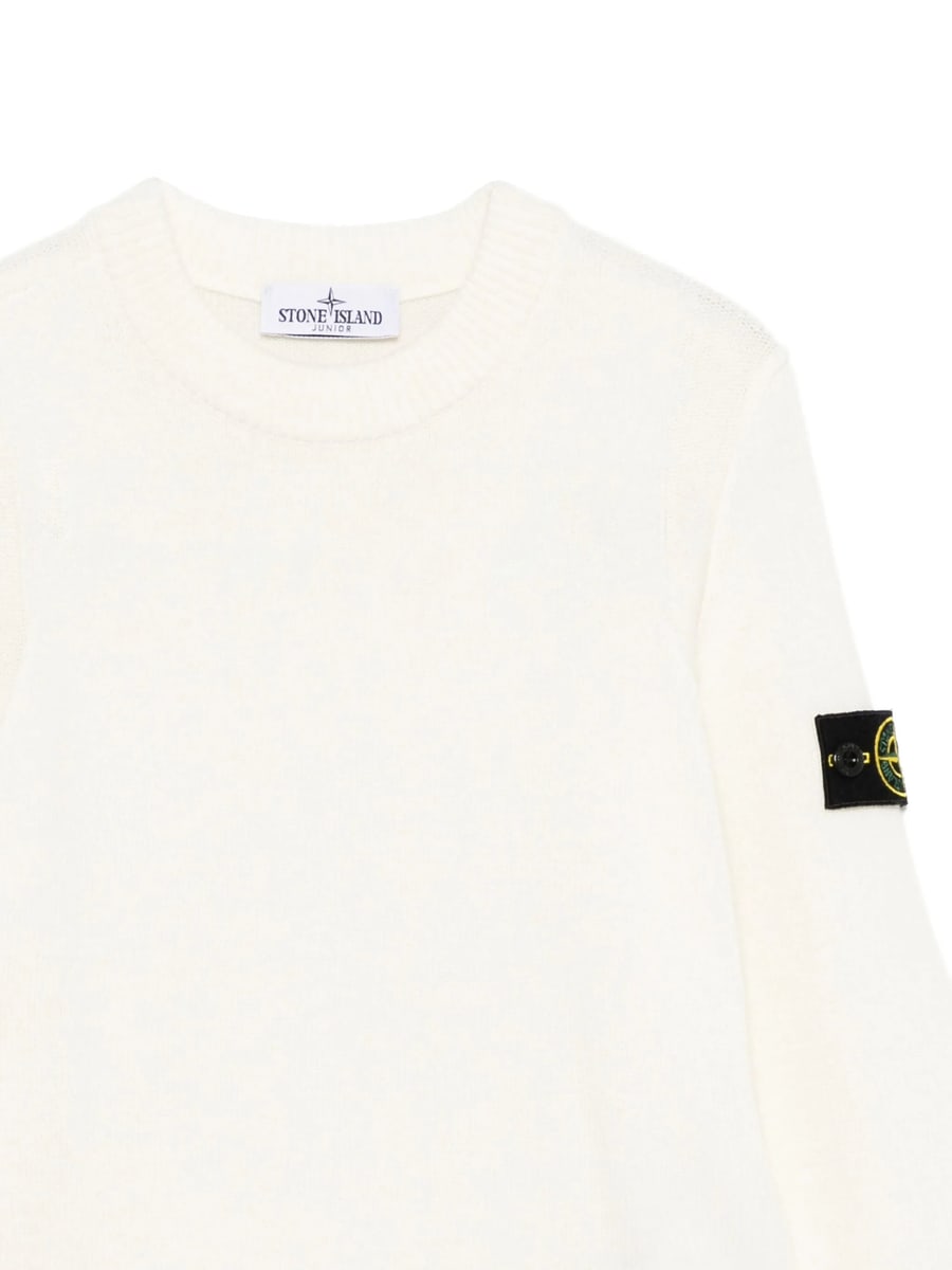 Stone Island Stone Island Logo-patch Crew-neck Jumper, view 3