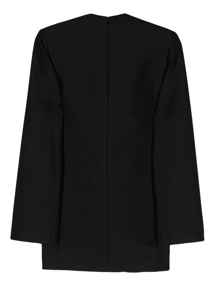 Gia Studios Gia Studios Knot-detail Twill Blouse, view 2