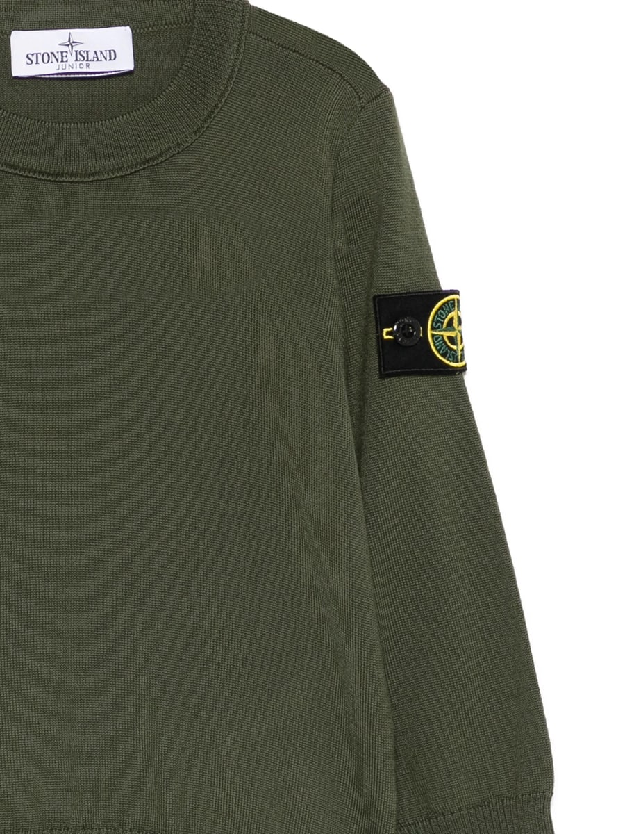 Stone Island Stone Island Logo-patch Wool Sweater, view 2