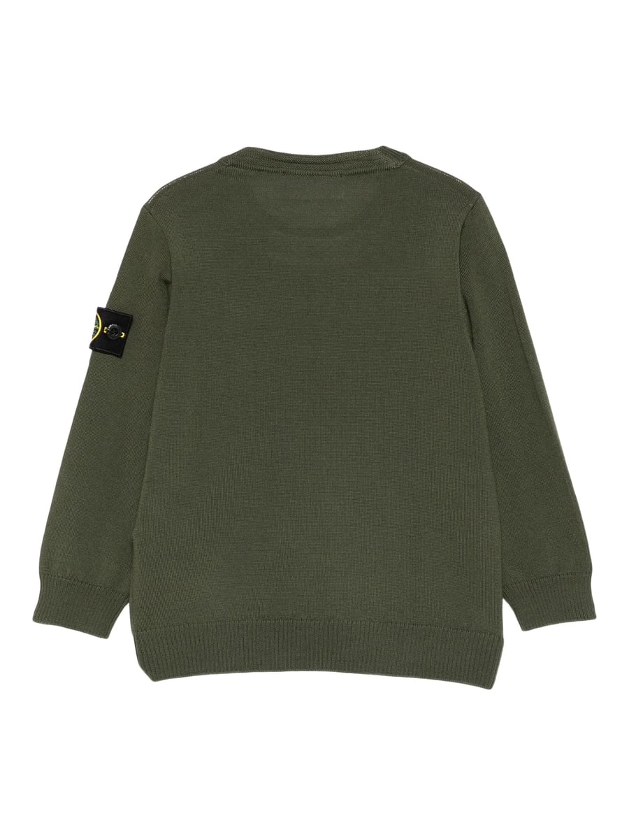 Stone Island Stone Island Logo-patch Wool Sweater, view 3