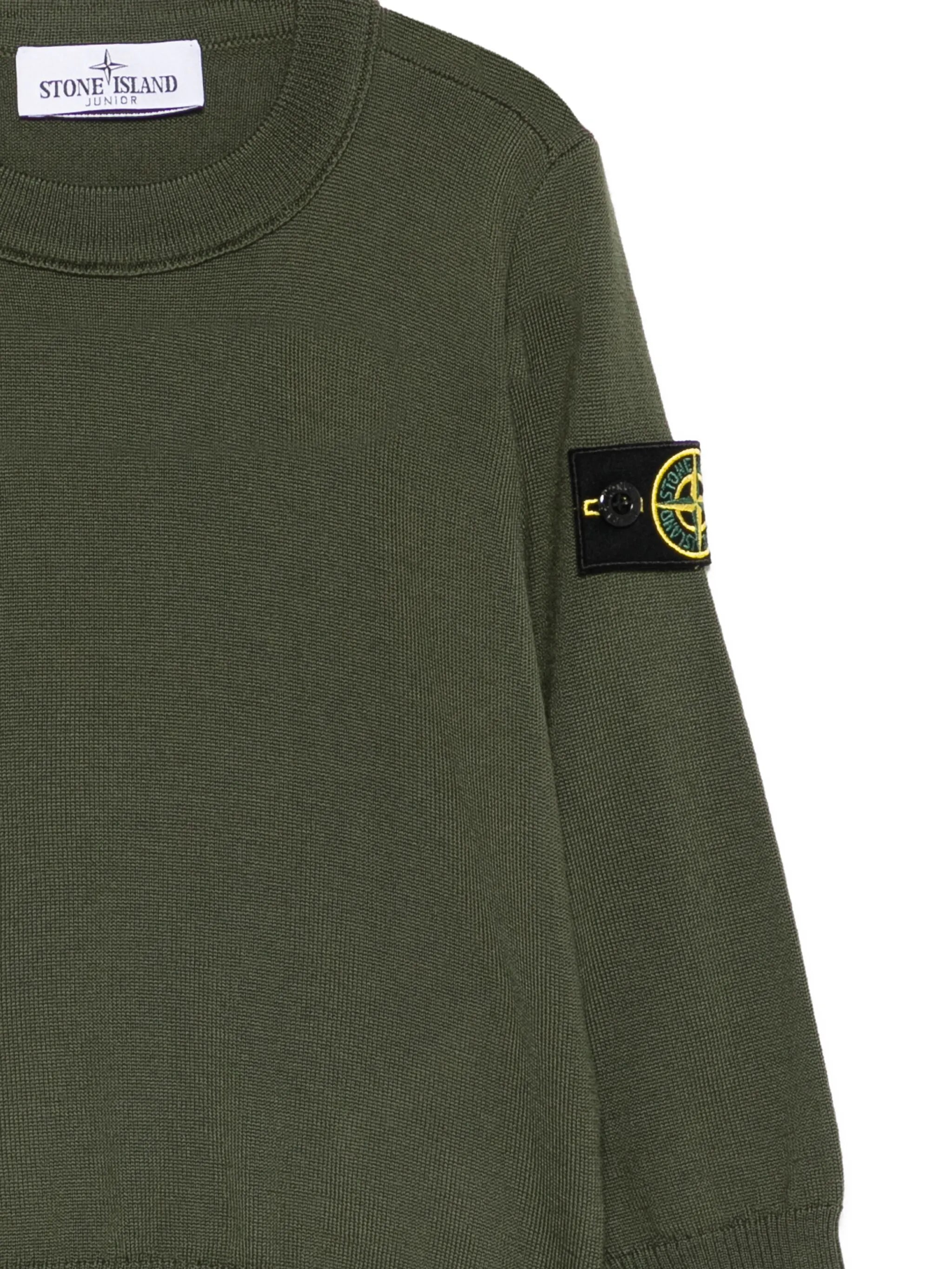 Stone Island Stone Island Logo-patch Wool Sweater, view 2