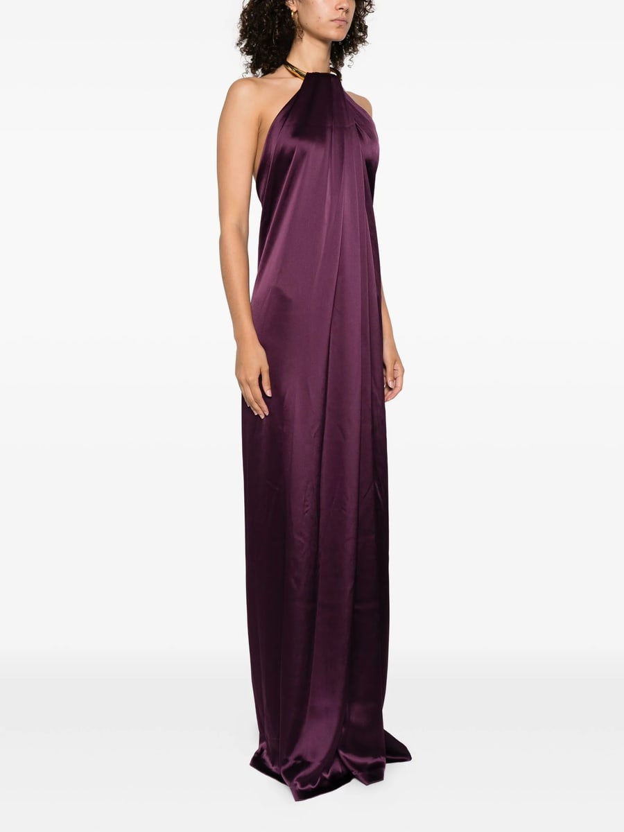 Stephane Rolland Stephane Rolland Ring-neck Maxi Dress, view 4