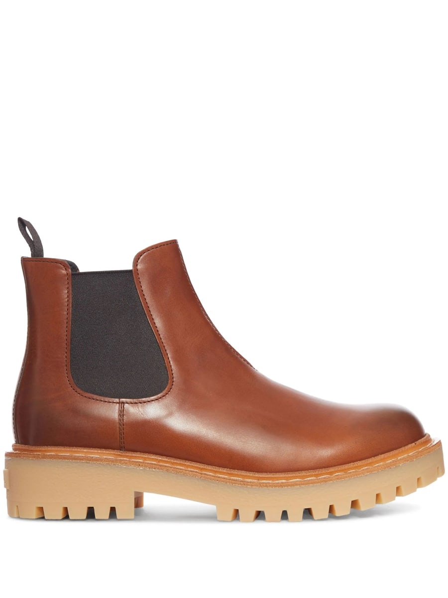 Prada Prada Leather Ankle Boots