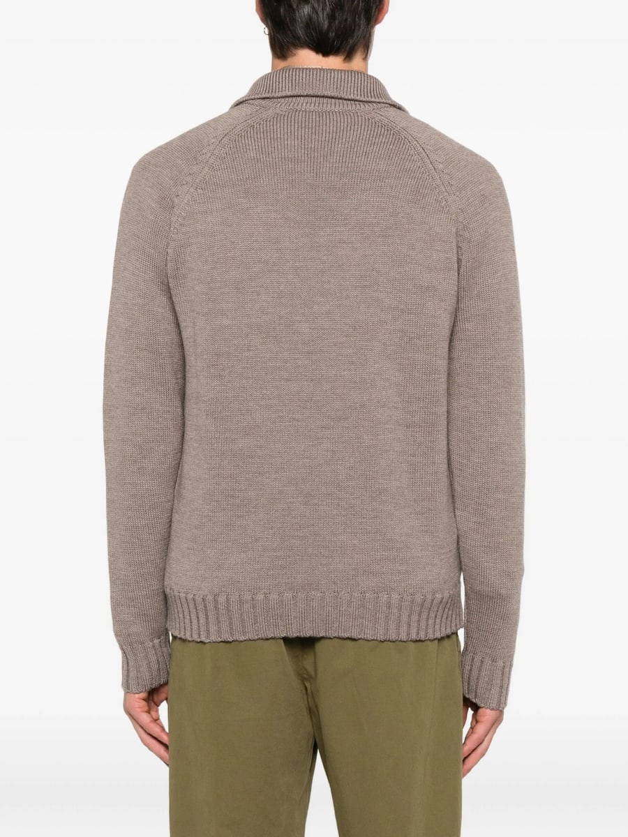 Zanone Zanone Polo-neck Wool Sweater, view 4