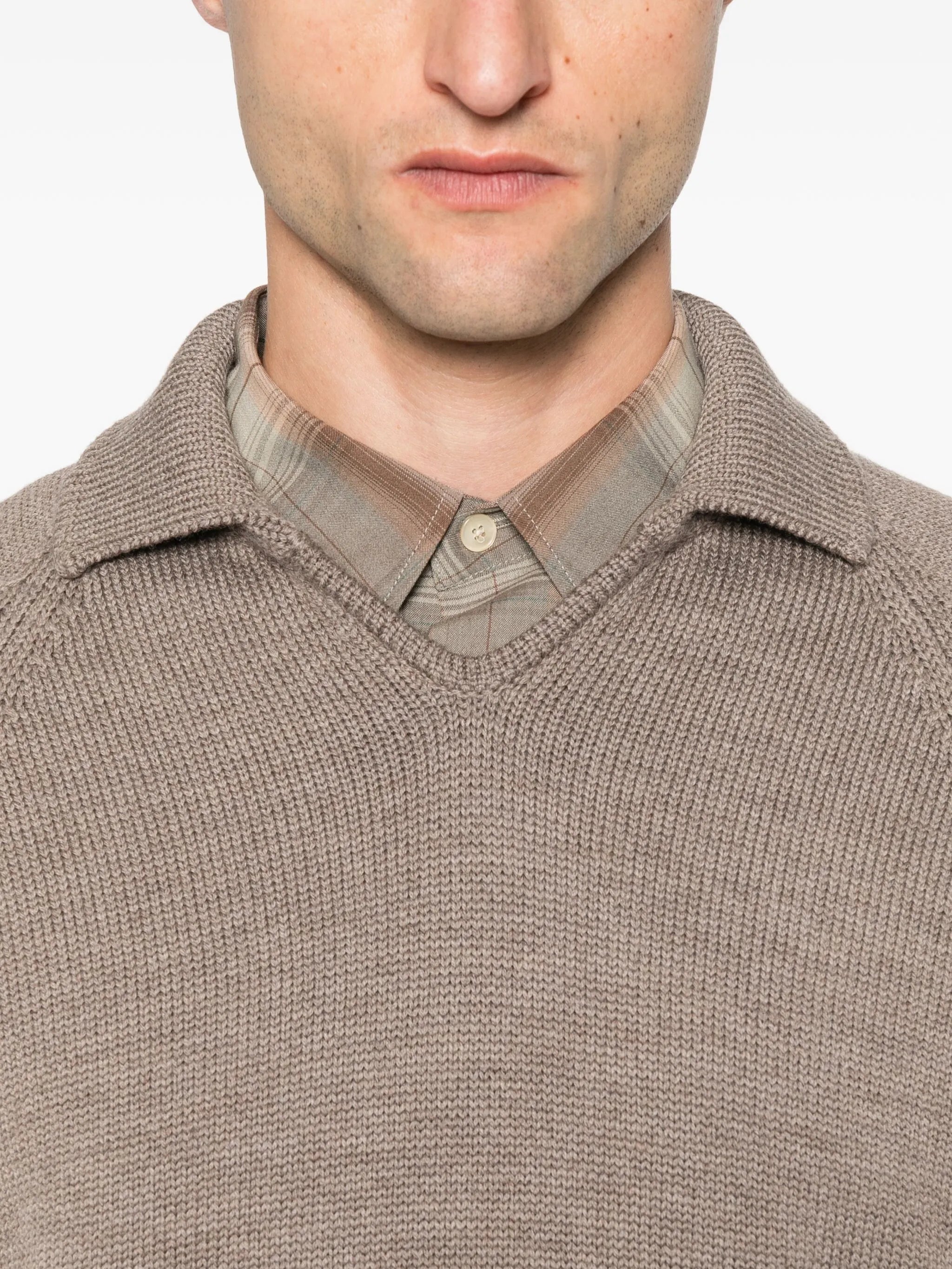 Zanone Zanone Polo-neck Wool Sweater, view 2