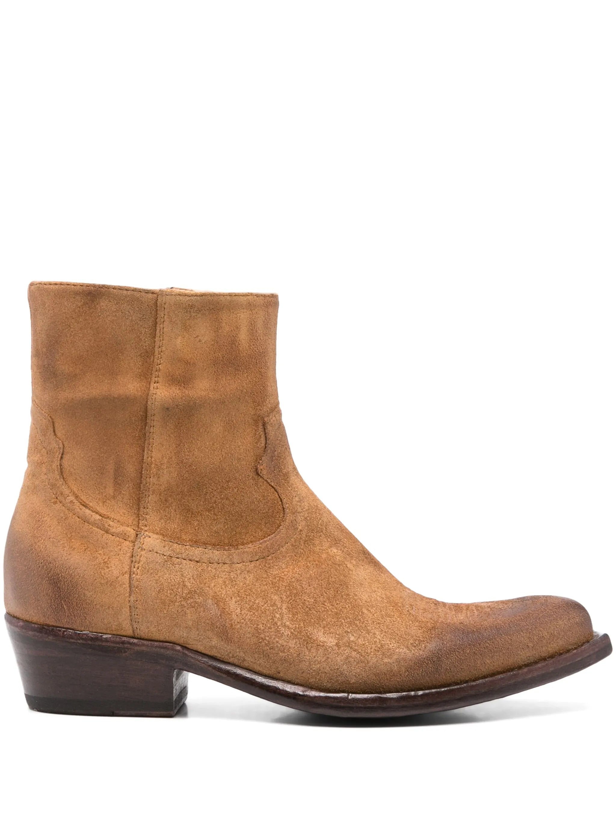 Eraldo Eraldo 40mm Suede Zip-fastening Cowboy Boots