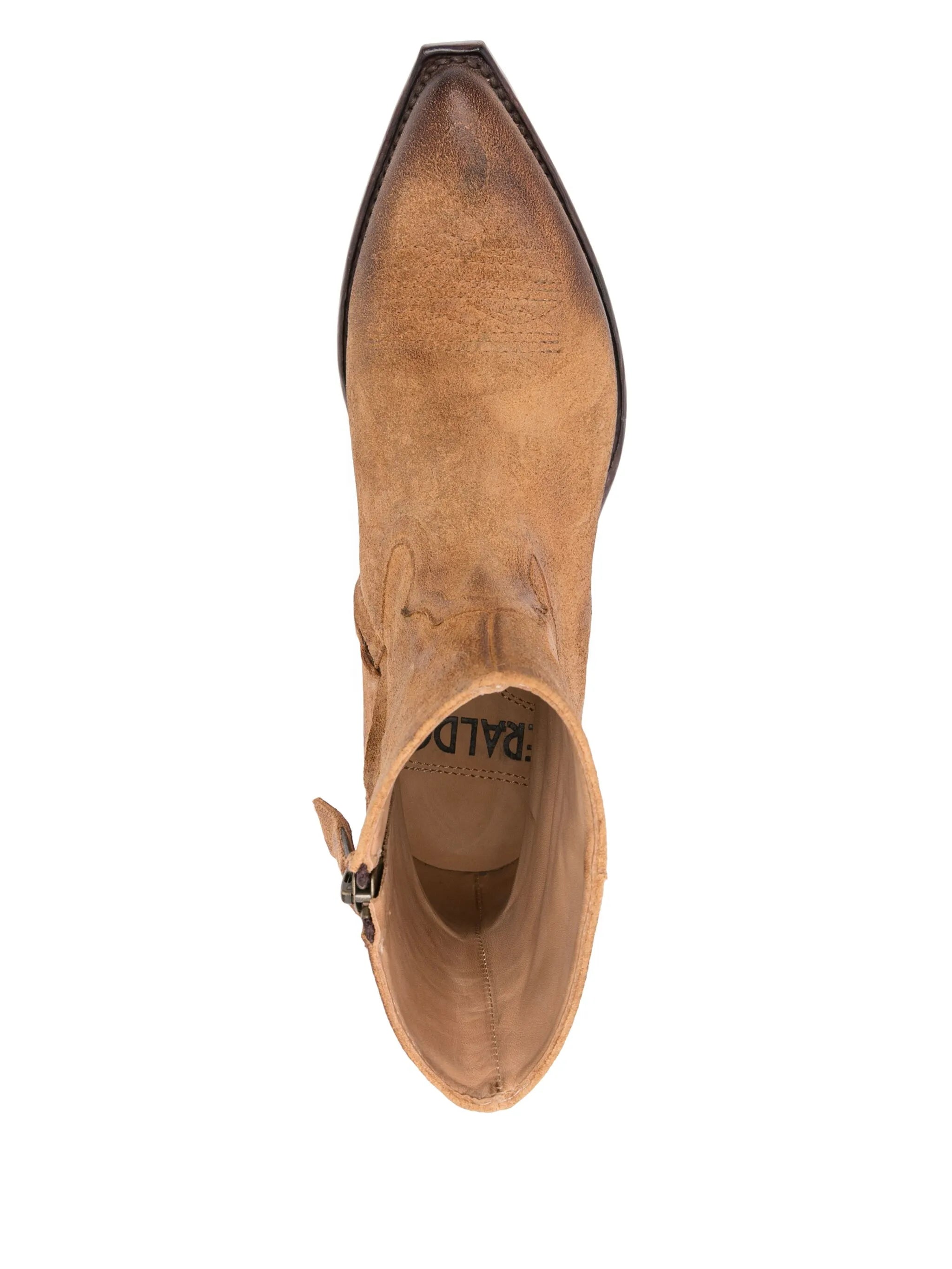 Eraldo Eraldo 40mm Suede Zip-fastening Cowboy Boots, view 2