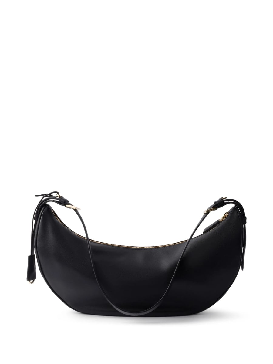 Prada Prada Large Leather Shoulder Bag, view 4