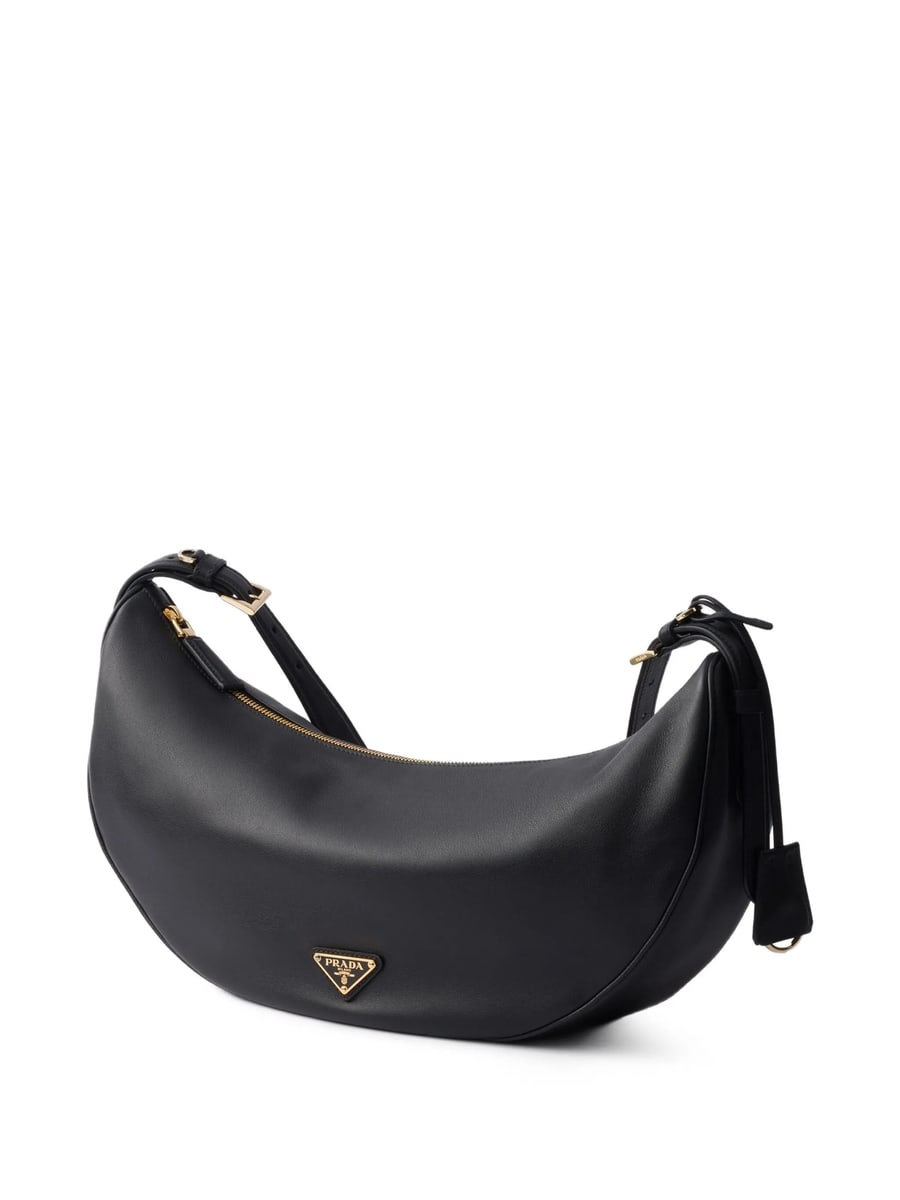 Prada Prada Large Leather Shoulder Bag, view 5