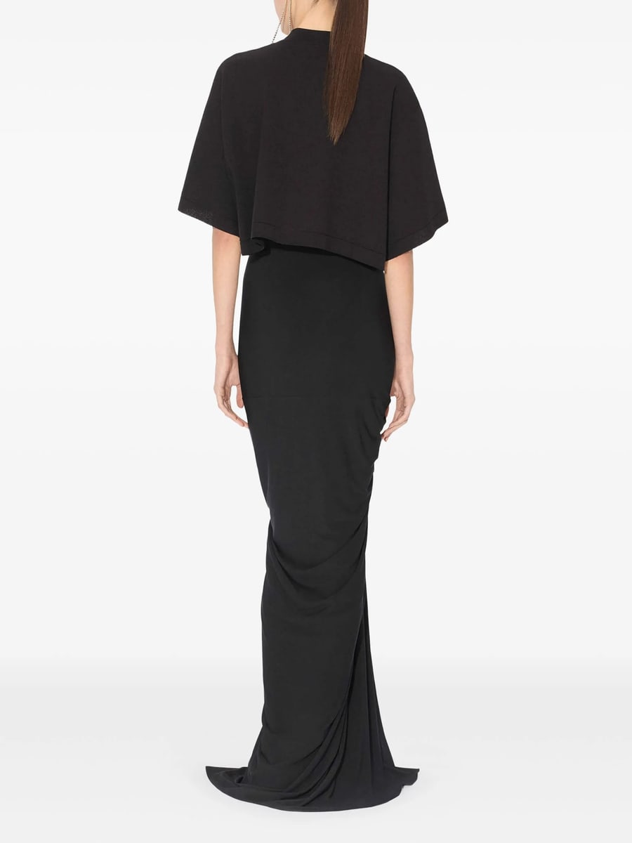 Alaïa Alaïa Draped Maxi Skirt, view 2