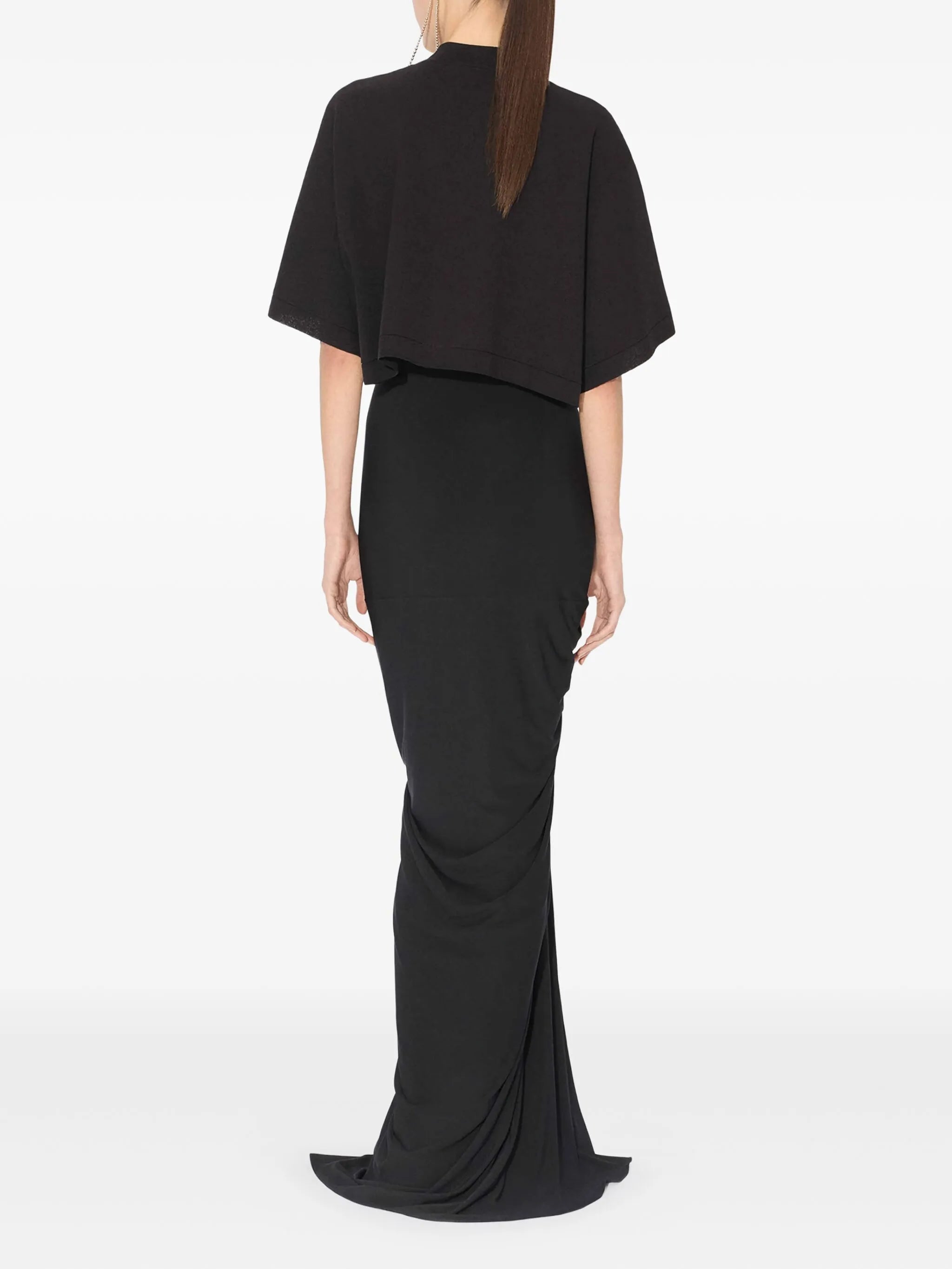 Alaïa Alaïa Draped Maxi Skirt, view 2