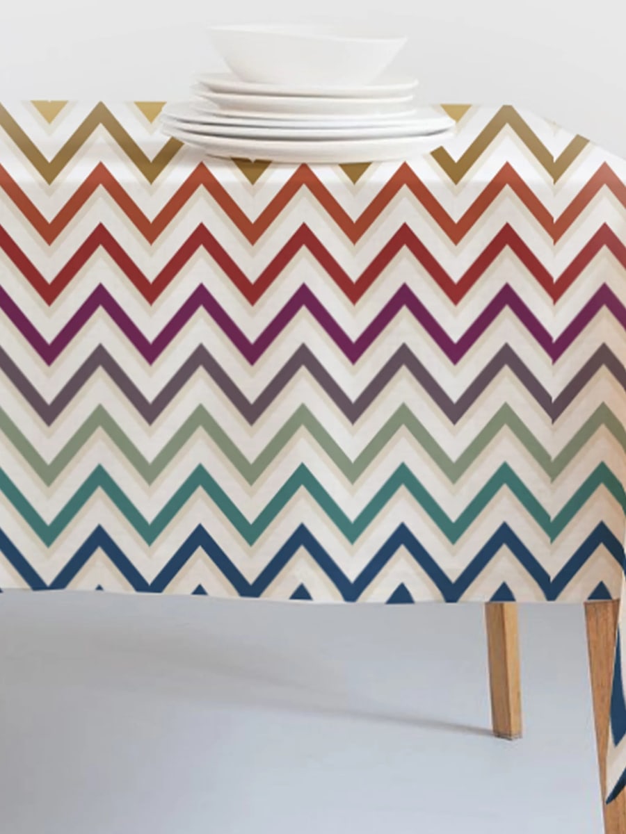 Missoni Home Missoni Home Watamu Zigzag-patterned Tablecloth, view 3