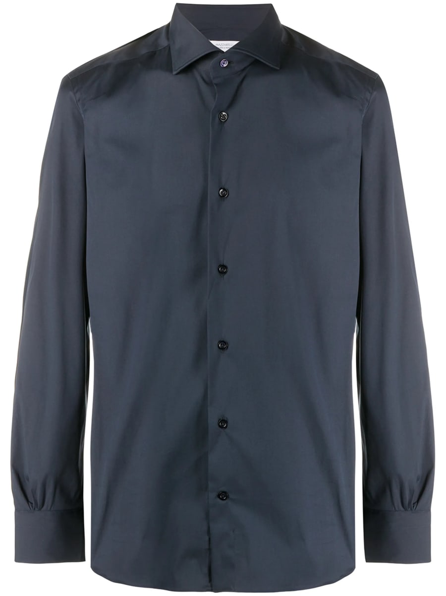 Mazzarelli Mazzarelli Plain Buttoned Shirt
